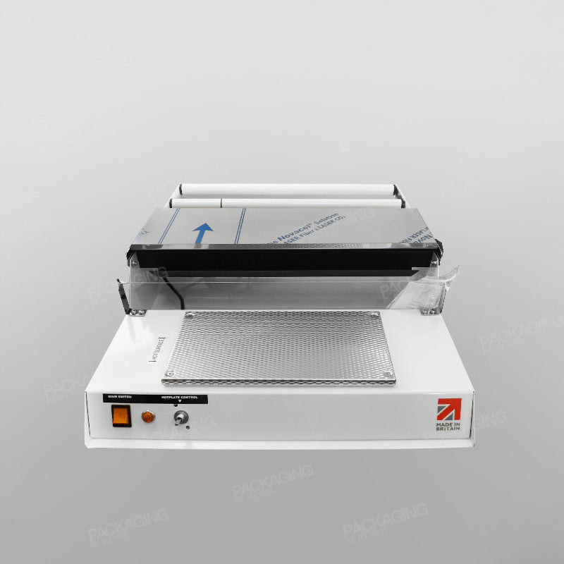 Tray Wrapper With Hot Wire & Hot Plate