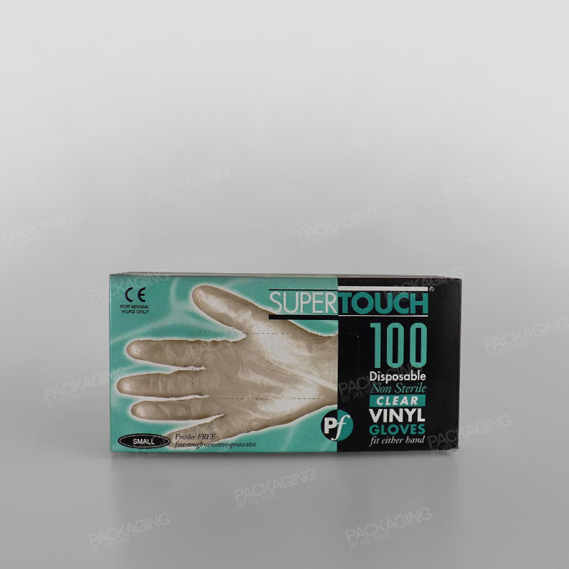 Vinyl Gloves Clear, Powder Free