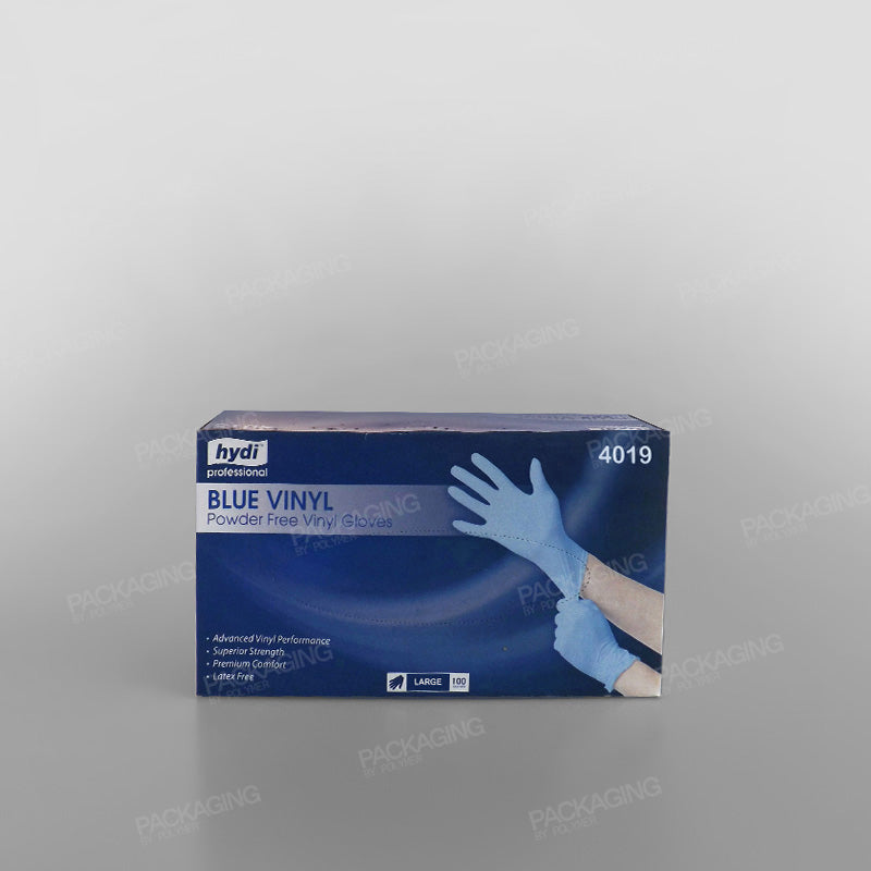 Vinyl Gloves Blue, Powder Free
