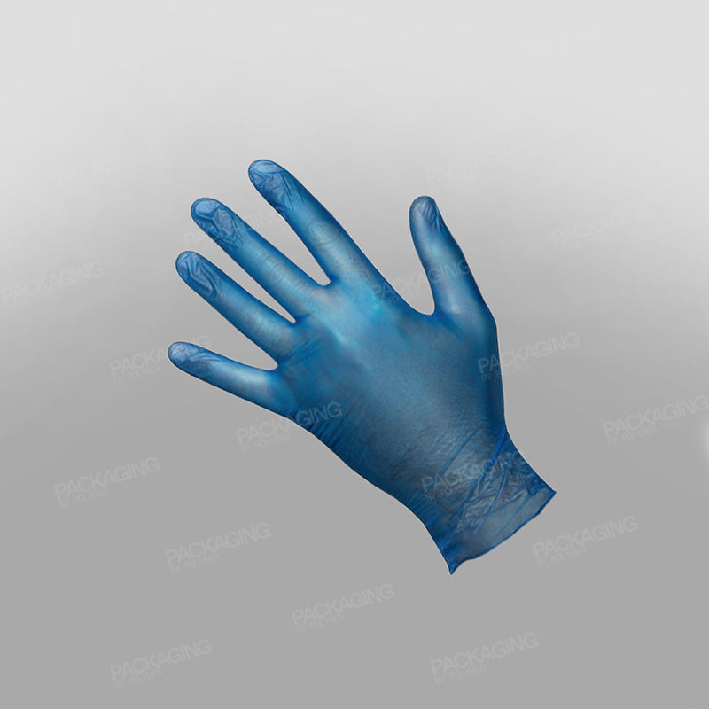 Vinyl Gloves Blue, Powder Free